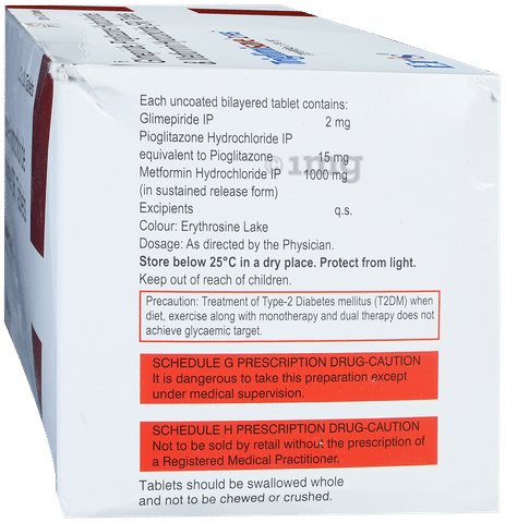Triglimisave 2 HS + Tablet SR