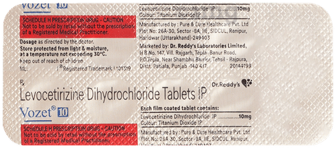 Vozet 10mg Tablet image