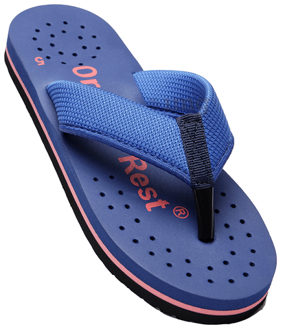 Ortho Rest Regular Use Comfortable Extra Soft Flip Flop Orthopedic  Slippers for Women Black