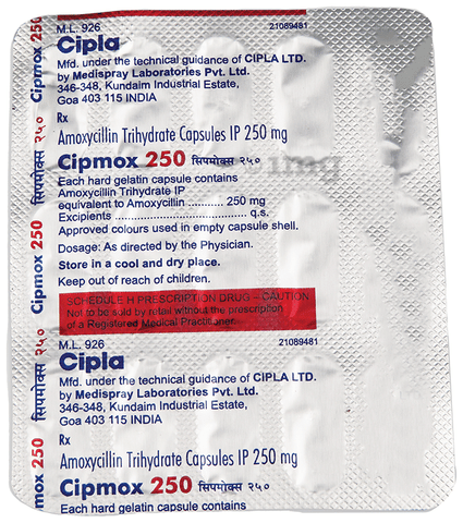 cipMOX 250 Capsule image