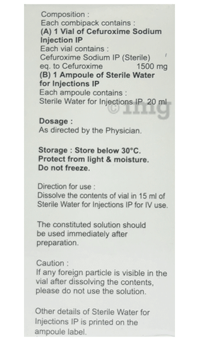 Cefoxive 1.5g Injection image Cefoxive 1.5g Injection image