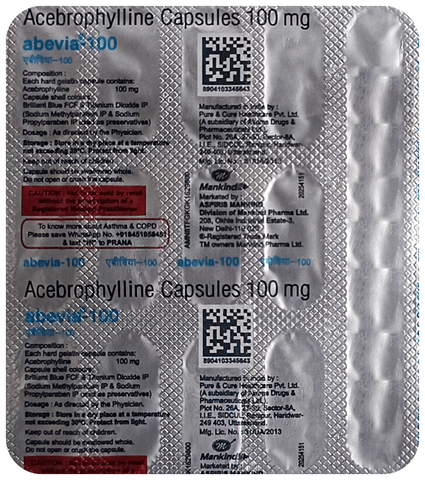 Abevia 100 Capsule image Abevia 100 Capsule image