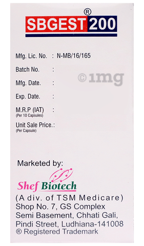 सबगेस्ट 200 कैप्सूल image