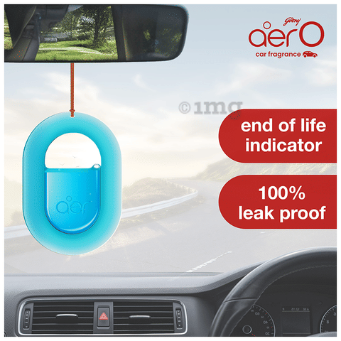 Godrej aer O Hanging Car Air Freshener Cool Aqua: Buy packet of