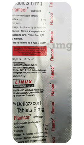 Flamcor 6mg Tablet image