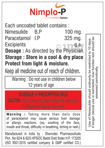 Nimplo-P Tablet image