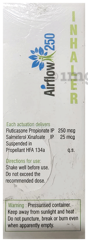 Airflow 250 (CFC Free) Inhaler