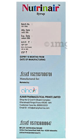 Nutrinair Syrup Mix Fruit 3