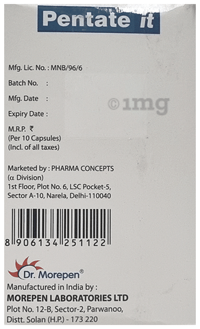 Pentate-IT 40mg/150mg Capsule SR