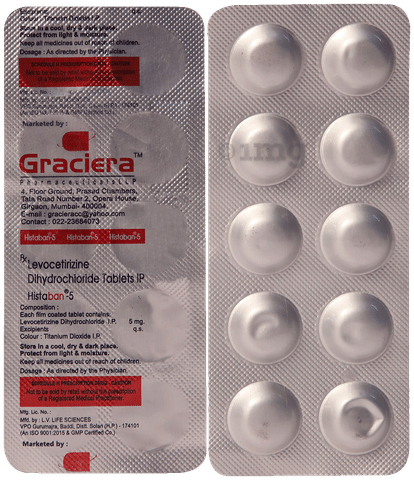 Histaban 5mg Tablet image