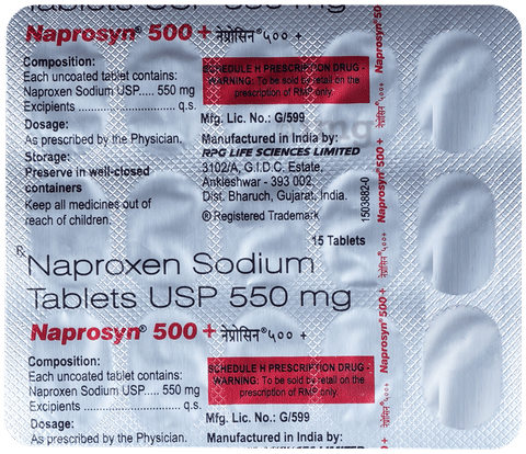 Naprosyn 500 + Tablet image