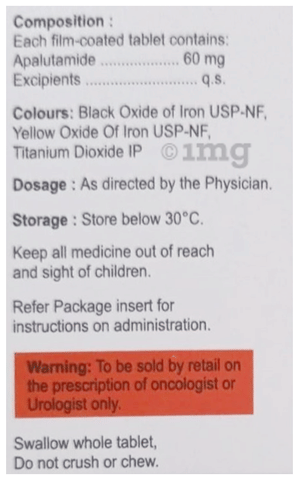 Apatide 60mg Tablet image