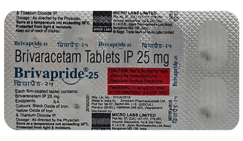 BRIVApride 25mg Tablet image BRIVApride 25mg Tablet image