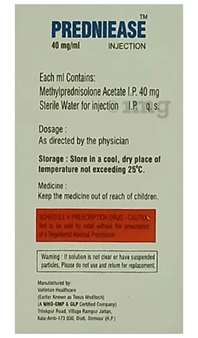 Predniease Injection image