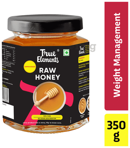 True Elements Honey Raw for Weight Management Raw image