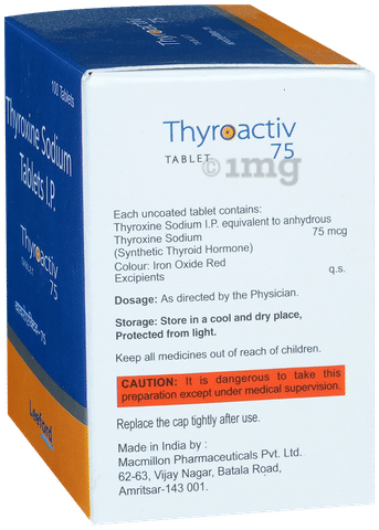 Thyroactiv 75 Tablet image