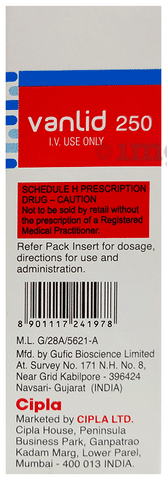 Vanlid 250mg Injection