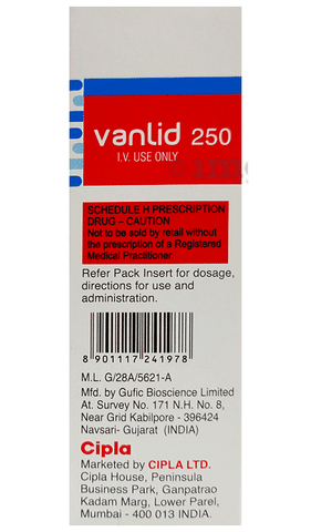 Vanlid 250mg Injection image Vanlid 250mg Injection image