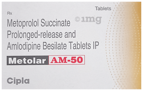 Metolar AM 50 Tablet PR image Metolar AM 50 Tablet PR image