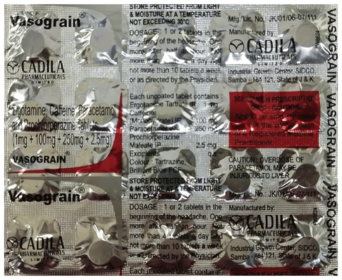 Vasograin Tablet image