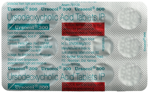Ursocol 300 Tablet image