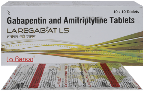 Laregab AT LS  100mg/10mg Tablet