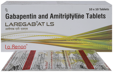 Laregab AT LS 100mg/10mg Tablet image Laregab AT LS 100mg/10mg Tablet image