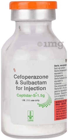 Ceptidar S 1.5G Injection image Ceptidar S 1.5G Injection image