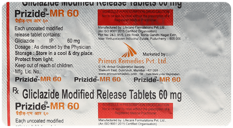 Prizide 60mg Tablet MR