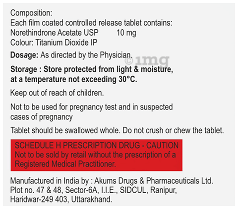 Normonal CR Tablet image