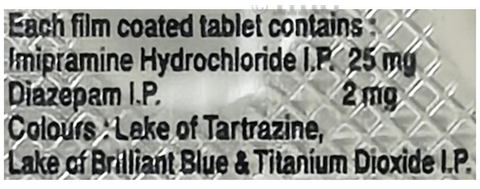 Tancodep 2mg/25mg Tablet image Tancodep 2mg/25mg Tablet image