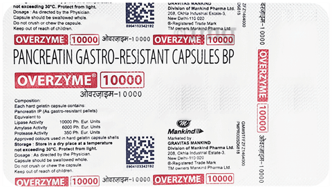 Overzyme 10000 Capsule image Overzyme 10000 Capsule image