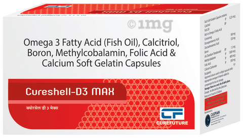 Cureshell-D3 Max Soft Gelatin Capsule