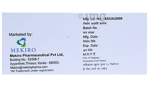 Mekstat 40 Tablet image