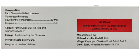Vonohenz 20mg Tablet image