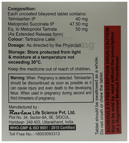 Eslatem-MT 50 Tablet ER image Eslatem-MT 50 Tablet ER image