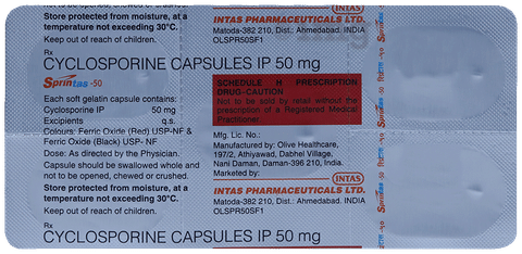 Sprintas 50mg Capsule image Sprintas 50mg Capsule image