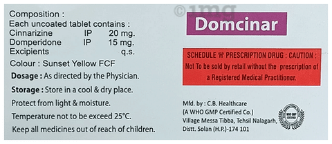Domcinar Tablet