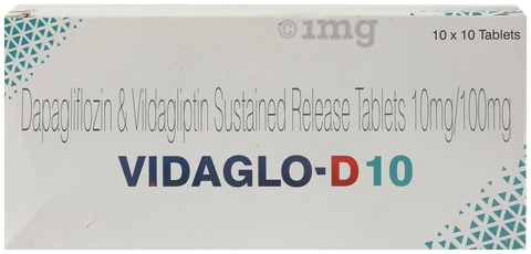 Vidaglo D 10mg/100mg Tablet