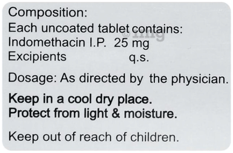 Inmecin 25mg Tablet image Inmecin 25mg Tablet image