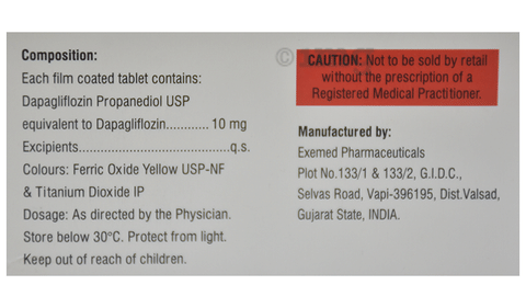 Dapavix 10 Tablet image Dapavix 10 Tablet image