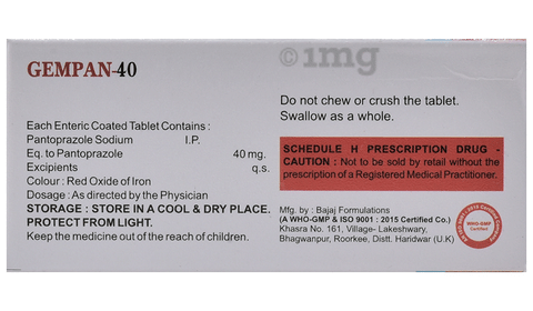 Gempan 40 Tablet image