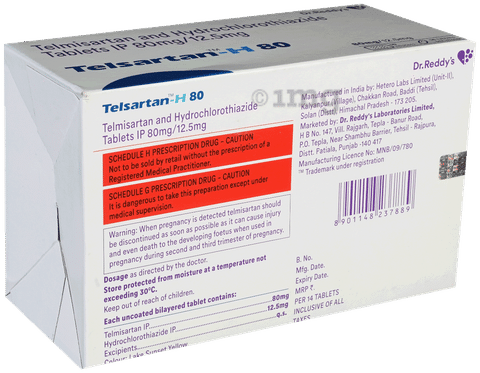 Telsartan-H 80 Tablet