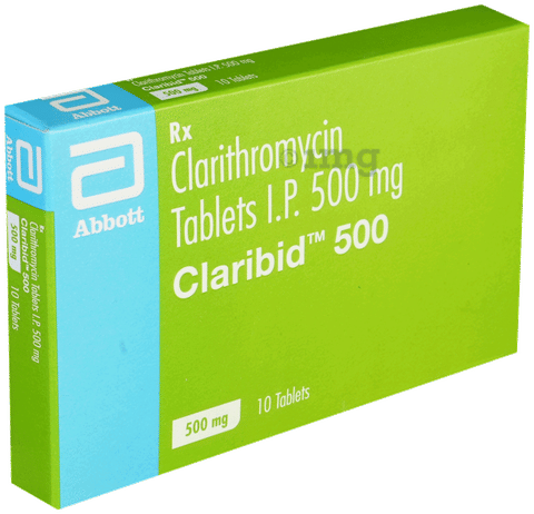 Claribid 500 Tablet image Claribid 500 Tablet image