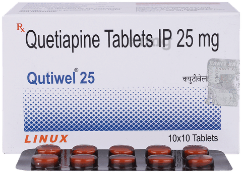 Qutiwel 25mg Tablet image