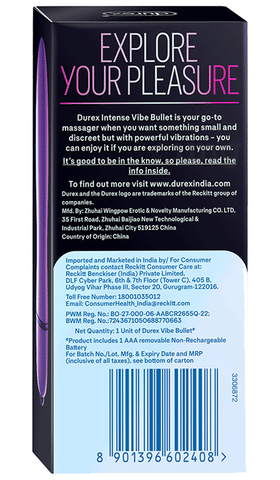 best anti vibration pads Durex Play S-Vibe Vibrating Bullet BV-032