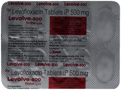Levolve 500mg Tablet image