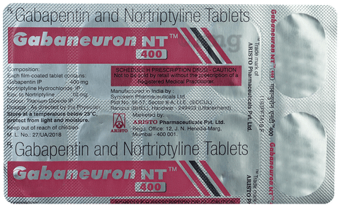 Gabaneuron NT 400 Tablet image