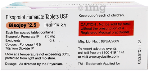 Bisojoy 2.5mg Tablet image