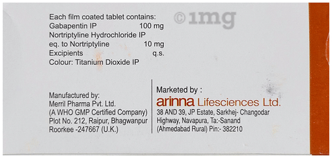 Arigaba NT 100 Tablet image